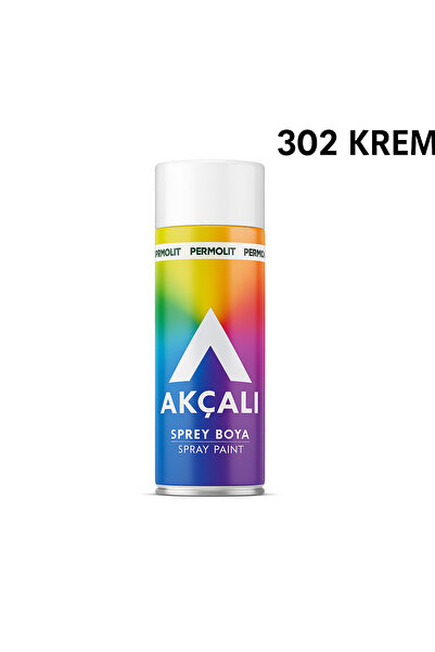 Akçalı SPREY Düz Renk - 302 Krem