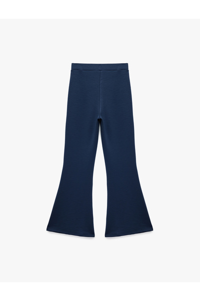 Koton Scuba Kumaş Slim Fit İspanyol Paça Pantolon