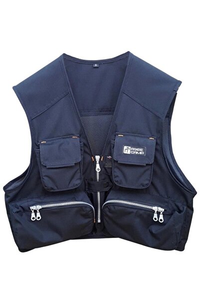 Freecamp Norwalk Erkek Balıkçı Yeleği-YEŞİL