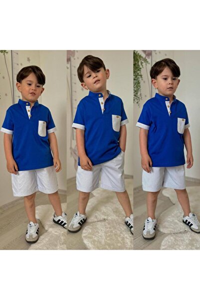 KOKOŞ BEBEK Комплект шортів з лінійним візерунком | Вік 3-10 років