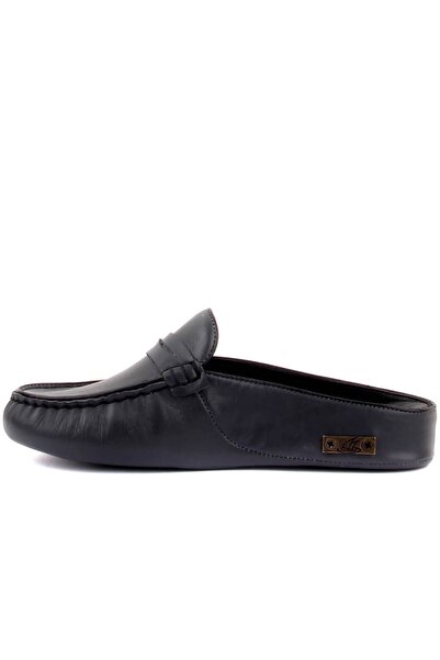 SailLakers - Gray Leather Women's House Slippers 109-560-B