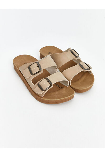 LC Waikiki Seray New Season Double-Strapped Women's Slippers