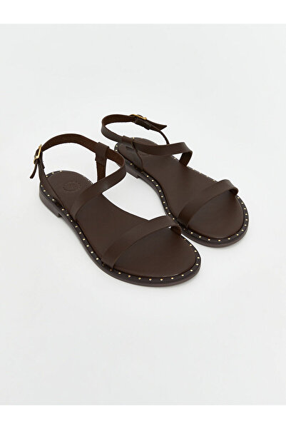 LC Waikiki صندل نسائي بحزام مزدوج للموسم الجديد - S5LA49Z8