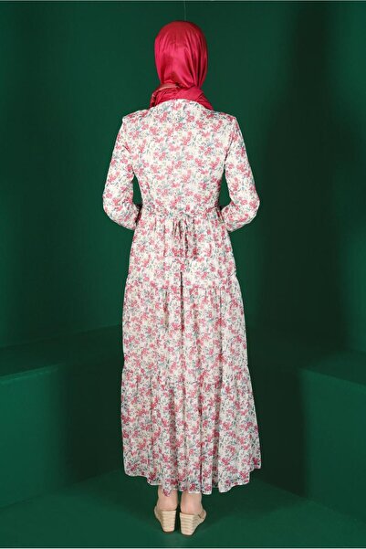 Alvina Φόρεμα με λουλούδια με ζώνη - 42892