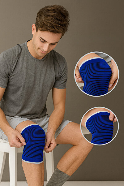 Arfseb Spor Dizlik Seti Menisküs ve Eklem Koruyucu Elastik Bandaj- 1 Çift