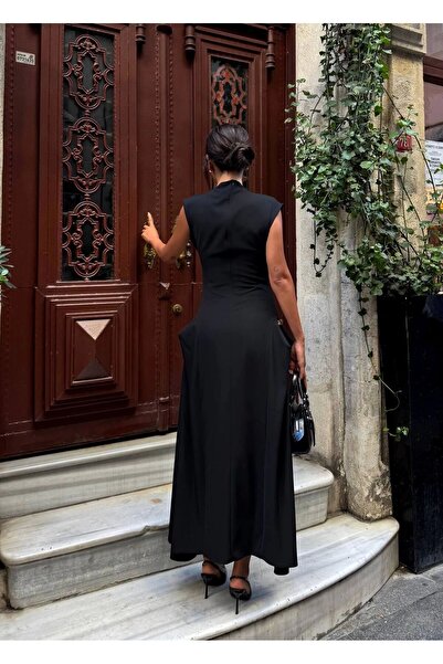 Diemmood Kadın Vatkalı Maxi Elbise