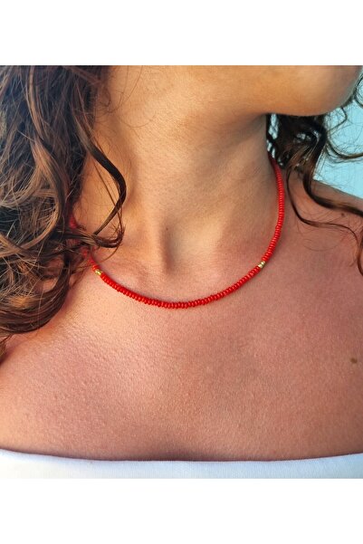 NEMOR STUDIO Coral Natural Stone Necklace |   Energy & Vitality