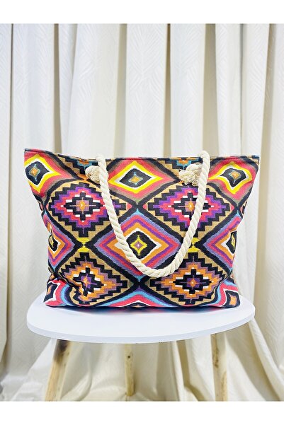 Intisimo Τσάντα θαλάσσης, Μεγάλη, Μοντέρνα, Πολύχρωμη