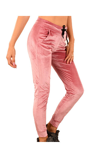 Intisimo Pantaloni de damă, catifea, roz - L