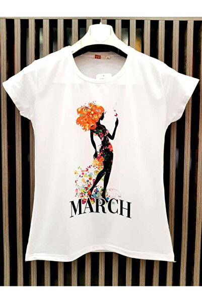 Intisimo Tricou damă, Martie, Alb - XL