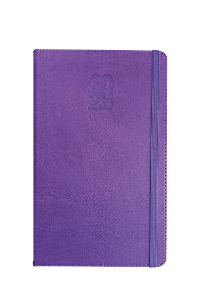 KILAVUZ REKLAM Çanta Boyu Günlük 2026 Ajanda Mor