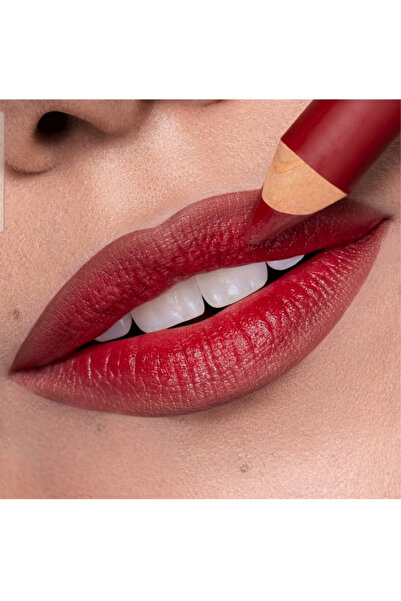 purobıocosmetics Organik & Kalıcı Dudak Kalem Ruj | Mat & Besleyici | Çilek Kırmızısı –