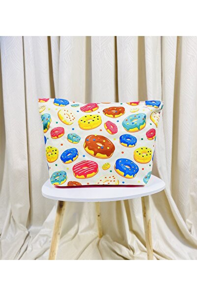 Intisimo Geantă de plajă, Fashion, Donuts, Alb/Roz