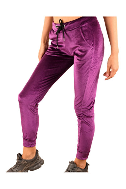Intisimo Pantaloni de damă, catifea, violet - L