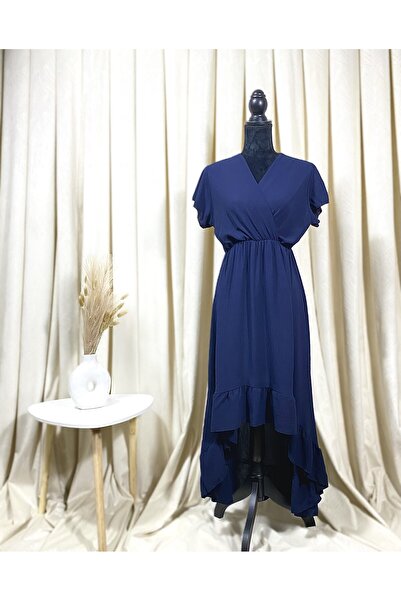 Intisimo Γυναικείο Φόρεμα, Ασύμμετρο, Μπλε Σκούρο