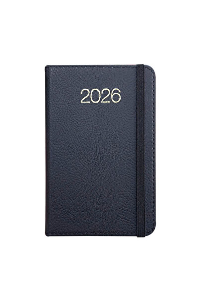 KILAVUZ REKLAM 2026 Günlük Cep Ajandası Siyah