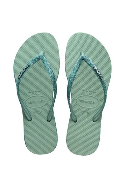 Havaianas Слім Спаркл II Зелені жіночі капці