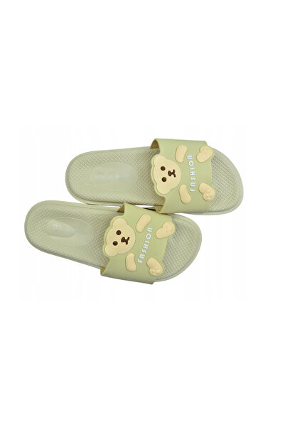 Intisimo Papuci de damă, Jomix, Teddy Bear, verde - 36