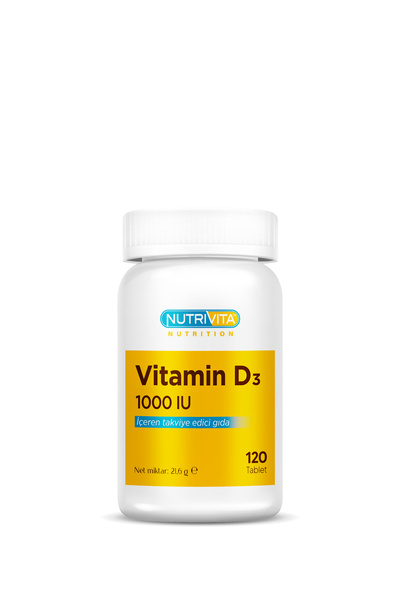 Nutrivita Nutrition D3 Vitamin 1000 Iu 120 Tablets