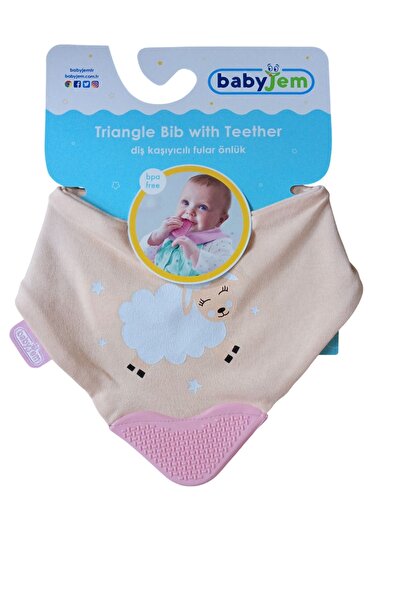 Babyjem Памучен шал престилка розов