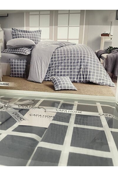 Çapa Home Poplin Çift Kişilik Solmaz Nevresim Takımı