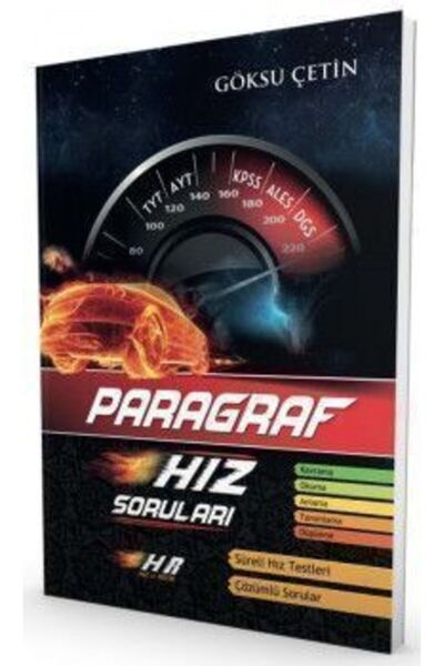 Hız ve Renk Yayınları Hız ve Renk Yayınları TYT AYT KPSS ALES DGS Paragraf Hı...