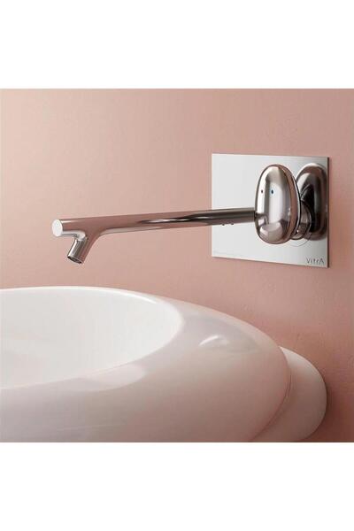 Artema Vitra Istanbul A42231 Ankastre Lavabo Bataryası, Uzun Sıva Üstü Krom