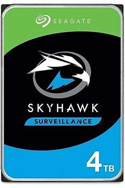 Seagate Skyhawk ST4000VX015 4TB 256MB 7/24 Güvenlik Diski