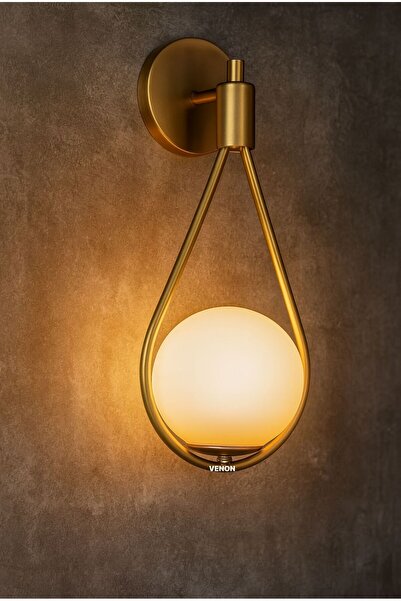 VENON Gold Sconce Drop - 1 Modern Hotel Sconce
