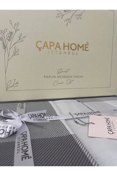 Çapa Home Poplin Çift Kişilik Solmaz Nevresim Takımı