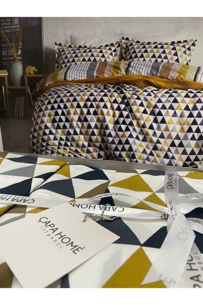 Çapa Home Poplin Çift Kişilik Solmaz Nevresim Takımı