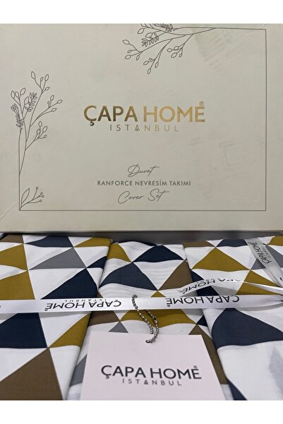 Çapa Home Poplin Çift Kişilik Solmaz Nevresim Takımı