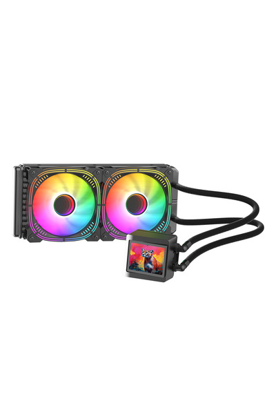 GamePower Skadi Elite LCD 240 ARGB 240mm Sıvı İşlemci Soğutucu AM5 ve LGA1700...