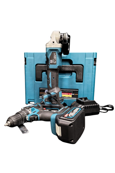 barste Self-tapping kit + angle grinder, 2 batteries 36V 8Ah, carrying bag