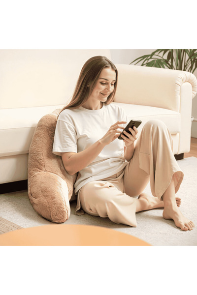 Vigo Wood Kitap Okuma Minderi Camel