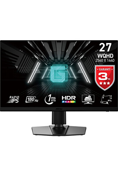 MSI G272QPF E2 27" 180Hz 1ms WQHD Rapid IPS Adaptive-Sync Pivot Gaming (Oyuncu) Monitör