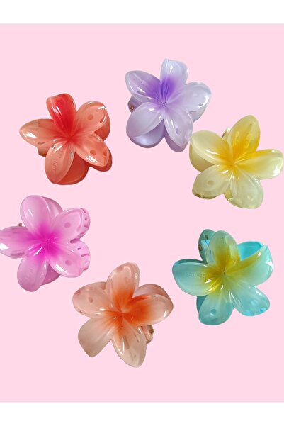 Kudi Малък размер, многоцветен, 4,5 см, 6 броя лотос закопчалка
