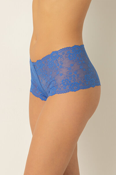 Miorre Çiçekli Dantelli Rahat Şıklık Kadın Hipster Külot