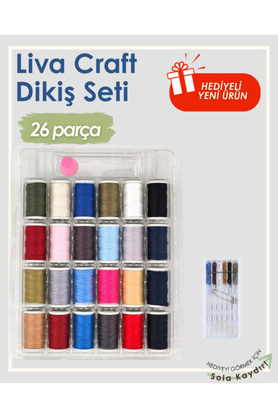 Liva Craft Dikiş Seti 26 Parça
