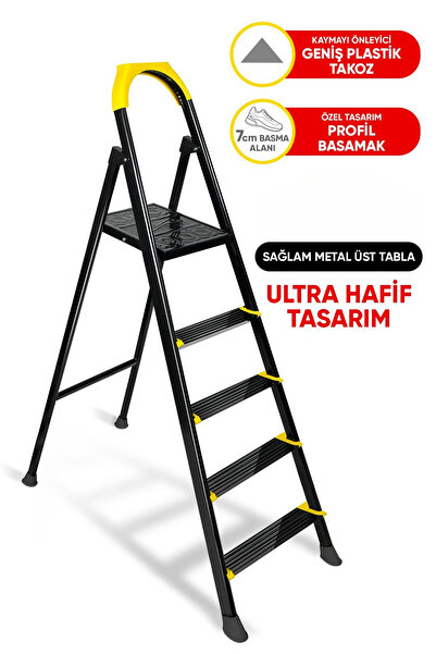 ZE Zigana Ev Gereçleri Hardy 4+1 Basamaklı Özel Tasarım Hafif Merdiven