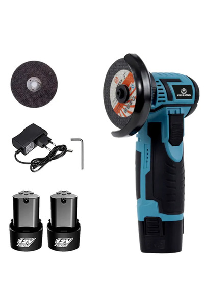 barste Mini angle grinder 12V, 2 batteries, 7.6 cm disc