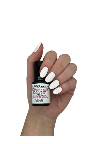 Layla Cosmetics Gumeffect Colour N.23 Meringa - Oja Semipermanenta Rubber