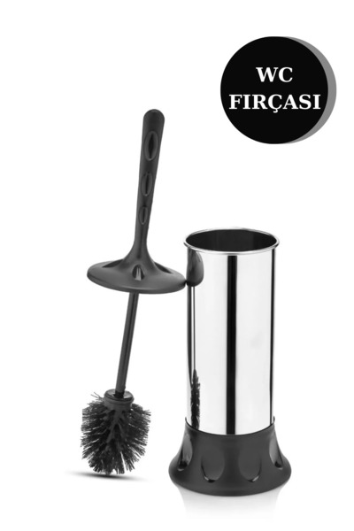 Beray Metal Paslanmaz Çelik Krom Wc Klozet Fırçası Tuvalet Fırçası