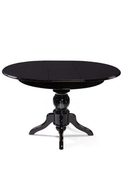 Gazzini Furniture Lindon Baba Ayak Yuvarlak Açılır Masa 90x90