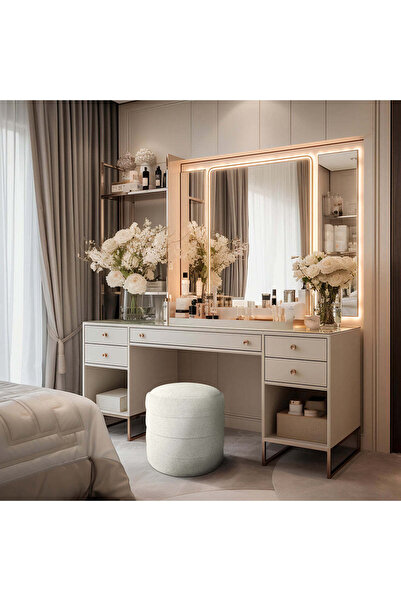 Gazzini Furniture Diana Slim Line Luxury Puf, Silindir