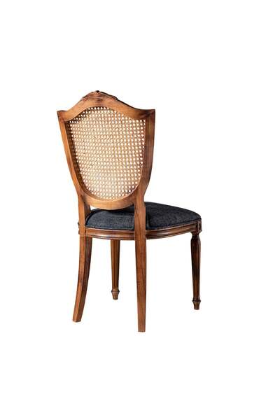 Gazzini Furniture Kupa Torna Oymalı Ahşap Sandalye