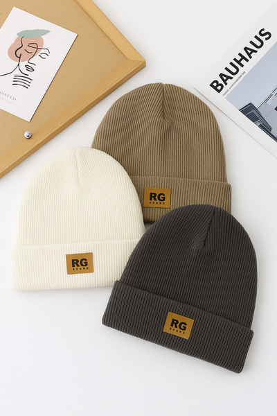 rg kidsstore Girl'S/Boy's Beret with Label Detail, Folded Beret_Rg1535