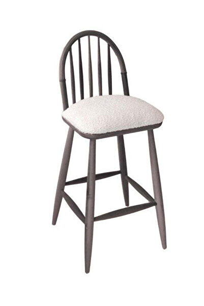 Gazzini Furniture Rustica İskandinav Bar Sandalyesi