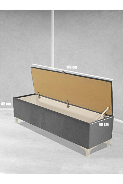 Gazzini Furniture Vetra V2 Sandıklı Bench Puf