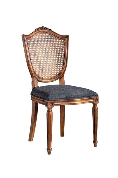 Gazzini Furniture Kupa Torna Oymalı Ahşap Sandalye